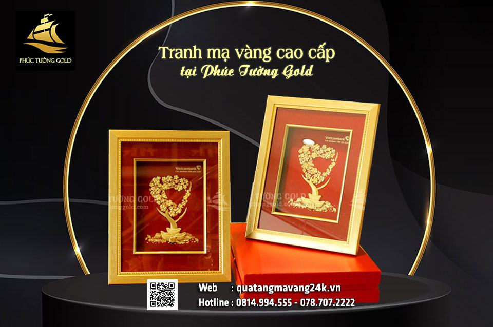 Mua tranh mạ vàng 24K - Tranh mạ vàng cao cấp tại Hà Nội, HCM